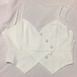 Forever 21 | White Bustier-Style Top